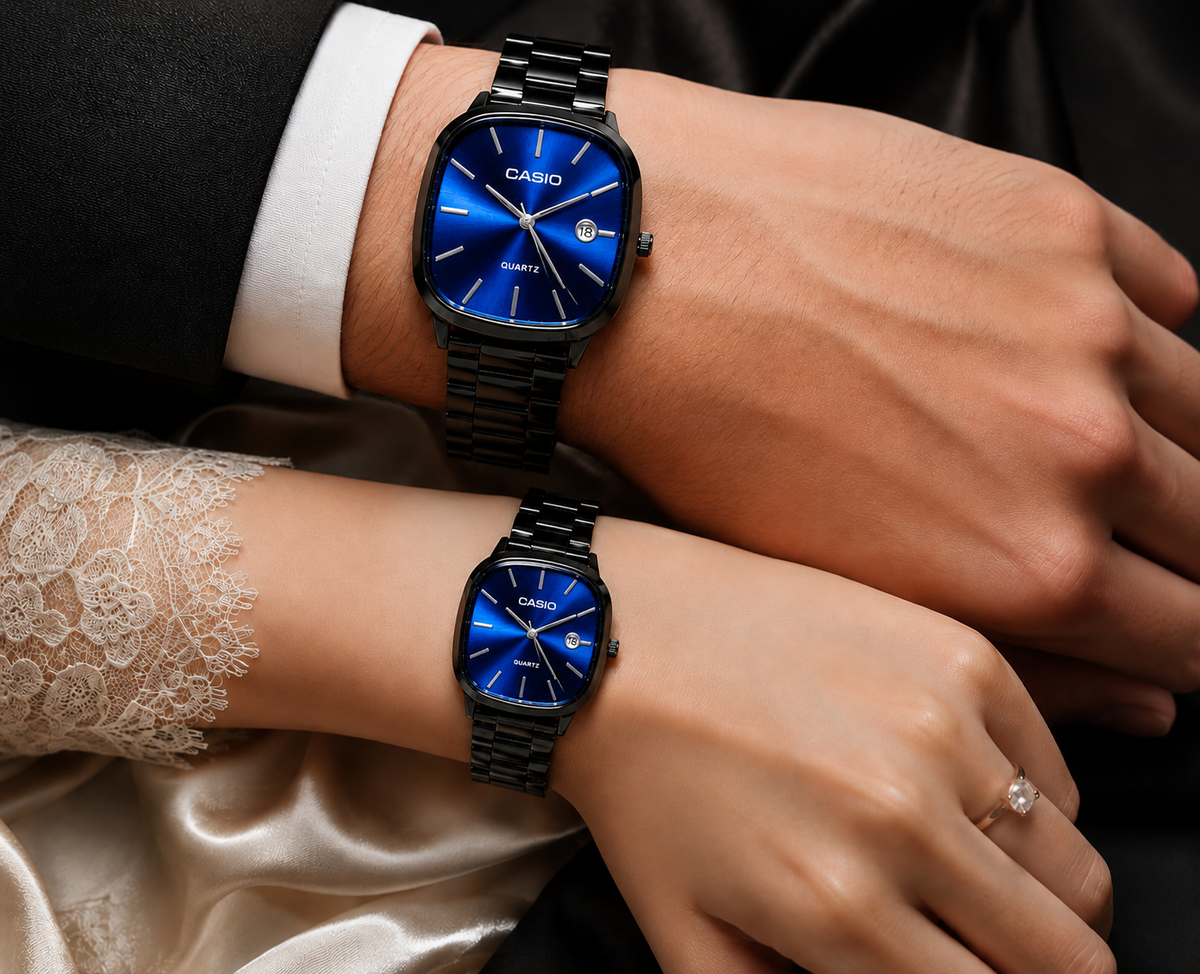 ⌚❤️ ساعة كاسيو للأزواج – هدية الحب المثالية ❤️⌚ 💕 لأن أجمل اللحظات تُعاش معًا 💕