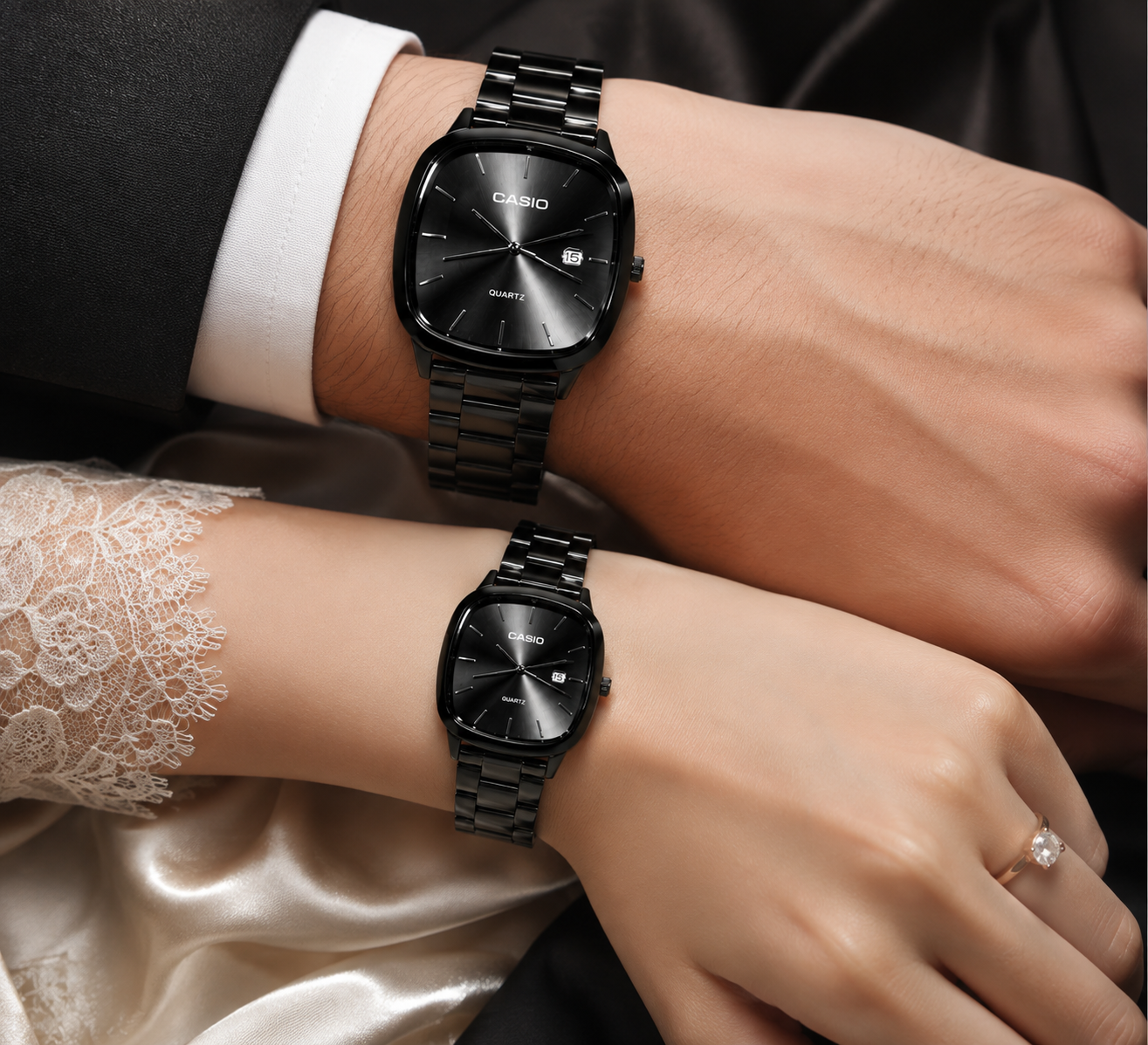 ⌚❤️ ساعة كاسيو للأزواج – هدية الحب المثالية ❤️⌚ 💕 لأن أجمل اللحظات تُعاش معًا 💕